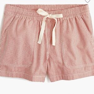 J. Crew Point Sur Striped Beach Shorts summer nwot sz M vacation casual seaside